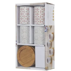 Vaisselle Et Accessoires De Table<Gifi 4 gobelets expresso avec sous tasse bois
