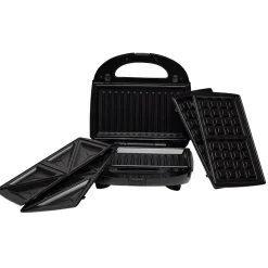 Petit Électroménager<Gifi Appareil à croque monsieur 3en1 gaufre et grill 750W