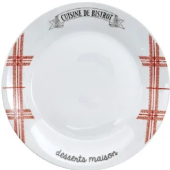 Gifi Assiette à dessert bistrot| Vaisselle Et Accessoires De Table