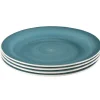 Vaisselle Et Accessoires De Table<Gifi Assiette à dessert bleu effet spirale x4