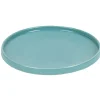 Gifi Assiette à dessert bleue gamme Belinda| Vaisselle Et Accessoires De Table