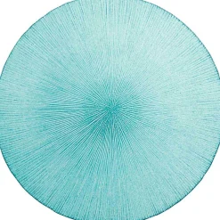 Vaisselle Et Accessoires De Table<Gifi Assiette à dessert bleue verre strié