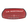 Gifi Assiette à dessert carrée bords arrondis rouge Le bistrot| Vaisselle Et Accessoires De Table