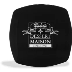 Gifi Assiette à dessert carrée noire design dessert maison| Vaisselle Et Accessoires De Table