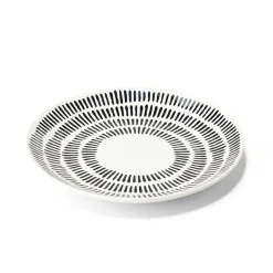 Vaisselle Et Accessoires De Table<Gifi Assiette à dessert Dakar en porcelaine blanc et noir Ø19cm