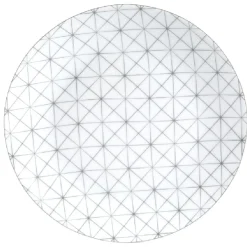 Gifi Assiette à dessert design géométrique dépareillé x4| Vaisselle Et Accessoires De Table