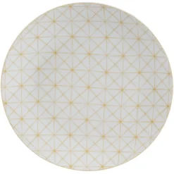 Gifi Assiette à dessert design géométrique dépareillé x4| Vaisselle Et Accessoires De Table