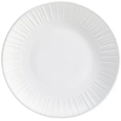 Gifi Assiette à dessert en céramique blanc Ø21cm| Vaisselle Et Accessoires De Table
