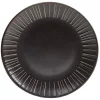 Gifi Assiette à dessert en céramique noir Ø21cm| Vaisselle Et Accessoires De Table