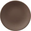 Gifi Assiette à dessert en faïence uni taupe| Vaisselle Et Accessoires De Table