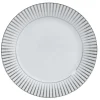 Gifi Assiette à dessert en porcelaine motif argenté| Vaisselle Et Accessoires De Table
