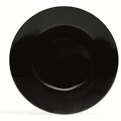 Gifi Assiette à dessert en porcelaine décor rayures soleil| Vaisselle Et Accessoires De Table
