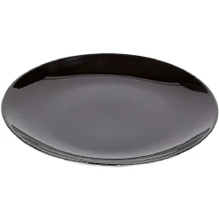 Gifi Assiette à dessert en porcelaine décor marbre gris| Vaisselle Et Accessoires De Table