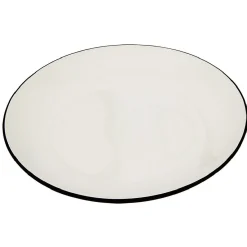Gifi Assiette à dessert en porcelaine extérieur coloré| Vaisselle Et Accessoires De Table