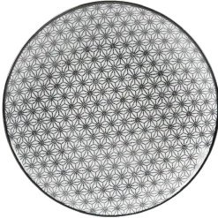 Vaisselle Et Accessoires De Table<Gifi Assiette à dessert Helsinki décor noir blanc x4