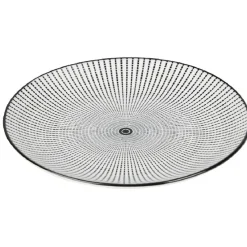 Vaisselle Et Accessoires De Table<Gifi Assiette à dessert Helsinki décor noir blanc x4