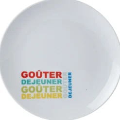 Gifi Assiette à dessert interactive| Vaisselle Et Accessoires De Table