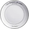 Gifi Assiette à dessert Le plat du jour| Vaisselle Et Accessoires De Table