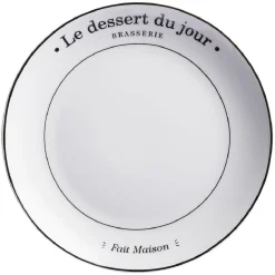 Gifi Assiette à dessert Le plat du jour| Vaisselle Et Accessoires De Table