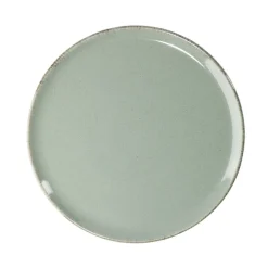 Vaisselle Et Accessoires De Table<Gifi Assiette à dessert Lisbonne en grès vert Ø20,5cm