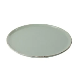 Vaisselle Et Accessoires De Table<Gifi Assiette à dessert Lisbonne en grès vert Ø20,5cm