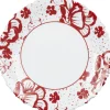 Gifi Assiette à dessert Luminarc blanc décor rouge Alcove vintage| Vaisselle Et Accessoires De Table