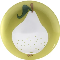 Gifi Assiette à dessert Luminarc design fruit gris vert| Vaisselle Et Accessoires De Table