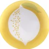 Gifi Assiette à dessert Luminarc design fruit gris jaune| Vaisselle Et Accessoires De Table