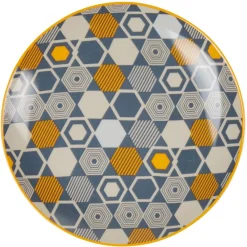 Vaisselle Et Accessoires De Table<Gifi Assiette à dessert motif hexagones multicolores