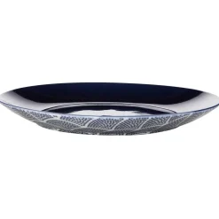 Vaisselle Et Accessoires De Table<Gifi Assiette à dessert motif vague japonaise bleue et blanche