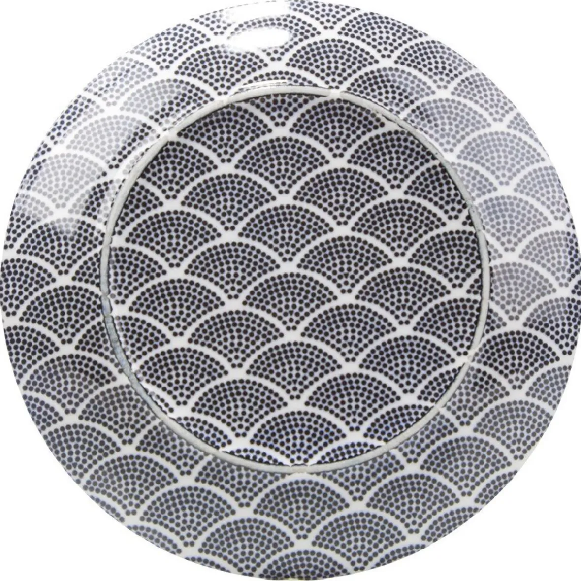 Vaisselle Et Accessoires De Table<Gifi Assiette à dessert motif vague japonaise bleue et blanche