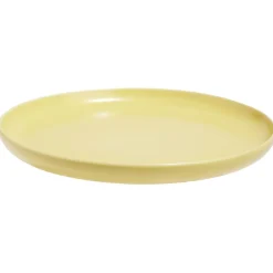 Gifi Assiette à dessert Oslo porcelaine jaune uni| Vaisselle Et Accessoires De Table