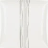 Vaisselle Et Accessoires De Table<Gifi Assiette à dessert porcelaine blanche lignes grises