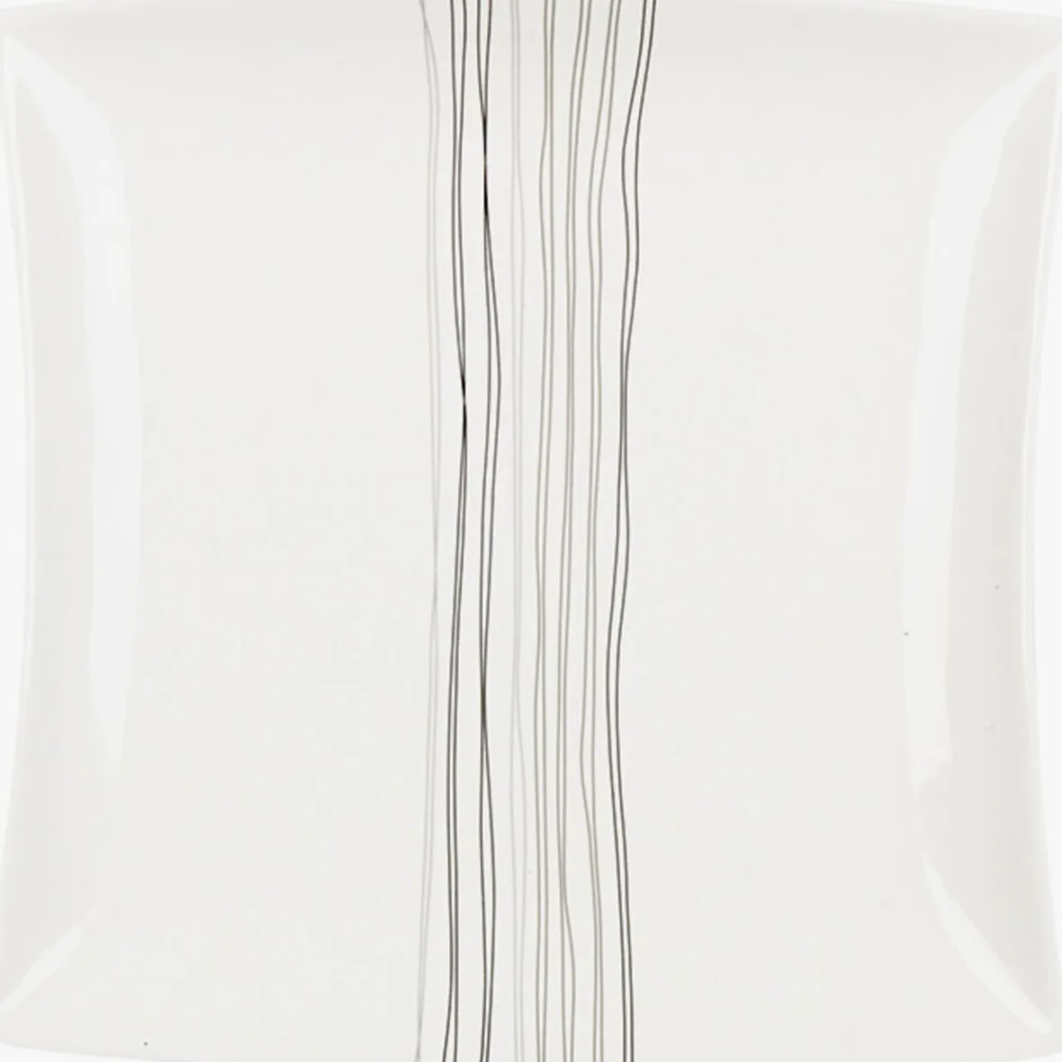 Vaisselle Et Accessoires De Table<Gifi Assiette à dessert porcelaine blanche lignes grises