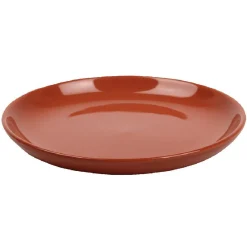 Gifi Assiette à dessert ronde corail unie| Vaisselle Et Accessoires De Table