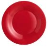 Gifi Assiette à dessert ronde Luminarc rouge Zana| Vaisselle Et Accessoires De Table