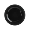 Gifi Assiette à dessert ronde Luminarc noire Zana| Vaisselle Et Accessoires De Table