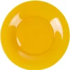 Gifi Assiette à dessert ronde Luminarc unie jaune moutarde Zana| Vaisselle Et Accessoires De Table