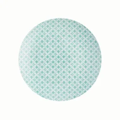 Gifi Assiette à dessert ronde motif géométrique 4 couleurs x4| Vaisselle Et Accessoires De Table