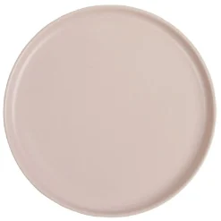 Gifi Assiette à dessert ronde Nordic porcelaine rose| Vaisselle Et Accessoires De Table