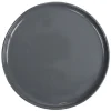 Gifi Assiette à dessert ronde Nordic porcelaine gris| Vaisselle Et Accessoires De Table