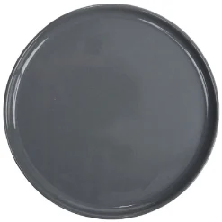 Gifi Assiette à dessert ronde Nordic porcelaine gris| Vaisselle Et Accessoires De Table