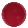 Gifi Assiette à dessert ronde Oslo rouge| Vaisselle Et Accessoires De Table