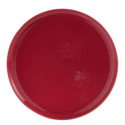 Gifi Assiette à dessert ronde Oslo rouge| Vaisselle Et Accessoires De Table