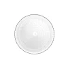 Gifi Assiette à dessert ronde Pampilles blanc transparent Ø 19 cm| Vaisselle Et Accessoires De Table