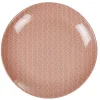 Gifi Assiette à dessert rose zebrée collection Crazy| Vaisselle Et Accessoires De Table