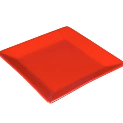 Gifi Assiette à dessert rouge| Vaisselle Et Accessoires De Table
