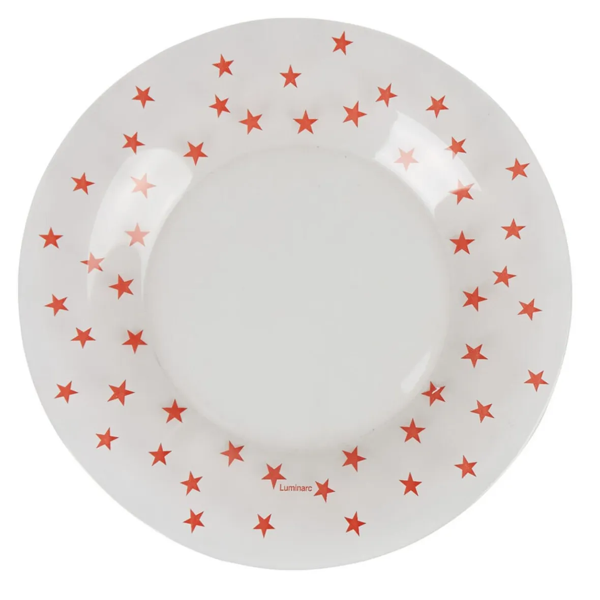 Vaisselle Et Accessoires De Table<Gifi Assiette à dessert verre Zana givre étoiles rouges