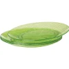 Gifi Assiette à dessert verte martelé x4| Vaisselle Et Accessoires De Table