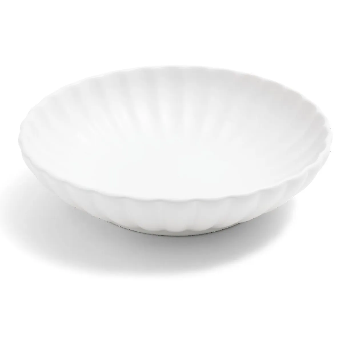 Vaisselle Et Accessoires De Table<Gifi Assiette à soupe Venise rebord ondulé faïence blanc Ø20cm